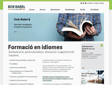 Tablet Screenshot of barcelonababel.com